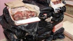 Mersin'de 187 kilo kaçak et ele geçirildi