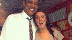 Obama'nın bar pozu
