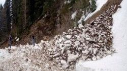 Bolu'da çığ düştü