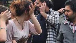 Tramvaydaki tacizci sert kayaya çarptı