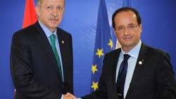 Başbakan Erdoğan Hollande ile görüştü