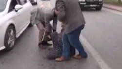 Konya'da 4 kadın polis ekibine böyle direndi