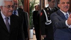 Gül Mahmud Abbas'ı 21 pare top atışıyla karşıladı
