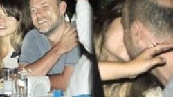 Murat Pilevneli yeni aşkıyla dudak dudağa