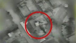 Hamas hükümet binasının vurulma anı