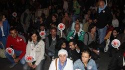 Beyoğlu'nda Gazetecilere Özgürlük eylemi