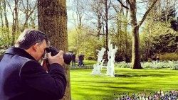 Abdullah Gül Hollanda'da fotoğrafçılığa soyundu