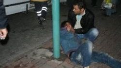 Nikahsız karısının boynunu falçatayla kesti