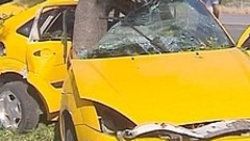 2 taksici aşırı hız kurbanı oldu