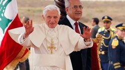 Papa Benediktus Lübnan'da