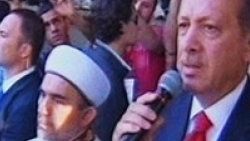 Erdoğan teyzesinin cenazesinde konuştu