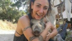Özlem Tekin aradığı mutluluğu yaban domuzunda buldu