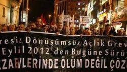 KESK: 10 bin kişi açlık grevinde