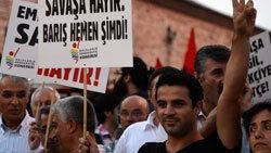Beyoğlu'nda tezkere protestosu