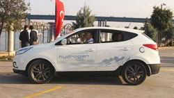 Hyundai ix35 Fuel Cell Türkiye yollarında