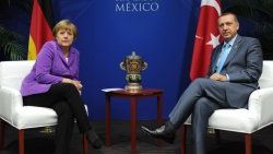 Erdoğan Merkel ile görüştü