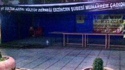 Erzincan'da Muharrem çadırına saldırı