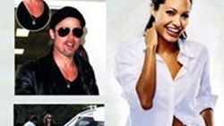 Angelina Brad'i hediyeye boğuyor