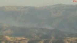 Cudi Dağı'nda korkutan yangın