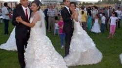 Kamer Genç 40 çifte nikah şahidi oldu