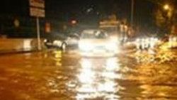 Bursa'da kanalizasyon seli