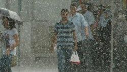 İstanbul'da sağanak yağış