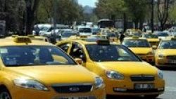 Ankara'da taksiciler kontak kapattı