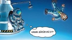 Penguen kayıp Hakan Şükür'ü buldu