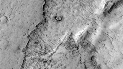 Mars yüzeyinde fil figürü