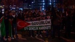 İstanbul'da İsrail protestosu