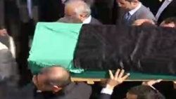 Tenzile Erdoğan'ın tabutunda siyah örtü