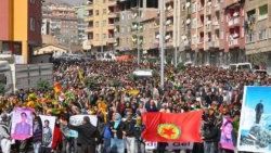 PKK cenazesinde olay çıktı