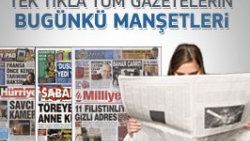 18 Aralık 2011 günün gazete manşetleri