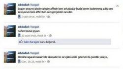 İşlediği cinayeti Facebook'tan duyurdu