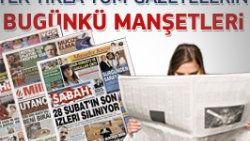 26 Ocak 2012 günün gazete manşetleri