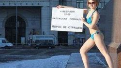 Eksi 14 derecede Putin protestosu - Galeri