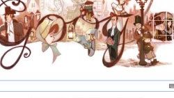 Google Charles Dickens'ın 200. doğum gününü kutladı