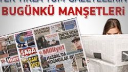 16 Şubat 2012 günün gazete manşetleri