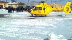 Hava ambulansı hastaların imdadına koşuyor