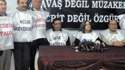 BDP'li vekiller iki günlük açlık grevine başladı