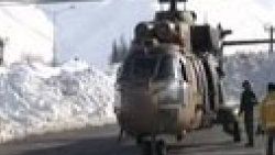 Hamile kadın askeri helikopterle kurtarıldı