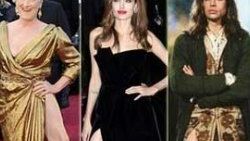 Angelina'nın bacak dekoltesi alay konusu oldu