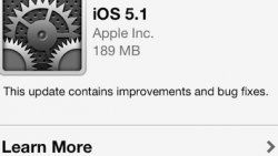 iOS 5.1 güncellemesi yayınlandı