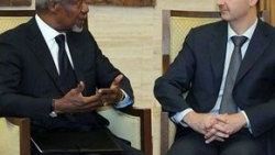 Esad'dan Annan'a ret