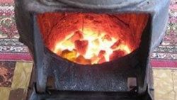 Uşak'ta soba faciası