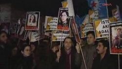 Taksim'de Madımak yürüyüşü