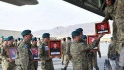 NATO'dan 12 şehide uğurlama töreni