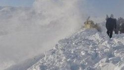 Kastamonu'da çığ düştü