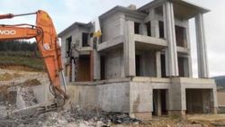 Kocaeli'deki 9 adet kaçak yapı yıkıldı