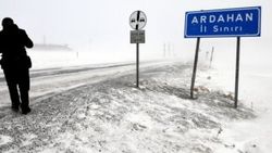 Ardahan'a kar uyarısı geldi